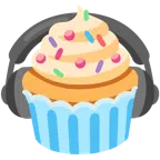 cuffie + cupcake
