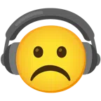 cuffie + faccina imbronciata