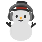cuffie + pupazzo di neve senza neve
