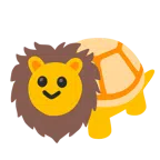Schildkröte + Löwe