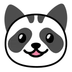 Katzengesicht + Panda