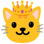 Katzengesicht + Krone