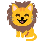 Katzengesicht + Löwe