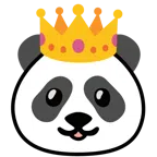 Panda + Krone