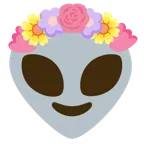 Außerirdischer + Tulpe