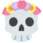 calavera + tulipán