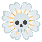 calavera + flor