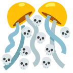 calavera + bola de confeti