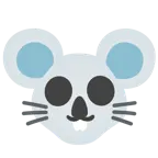 calavera + cara de ratón