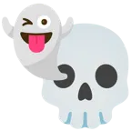 calavera + fantasma