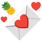 carta de amor + piña