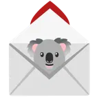 carta de amor + koala