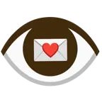 carta de amor + ojo