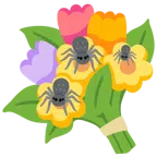 ramo de flores + araña