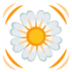 schlagendes Herz + gelbe Blüte
