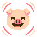 schlagendes Herz + Schweinegesicht