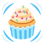 schlagendes Herz + Cupcake