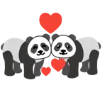 kreisende Herzen + Panda
