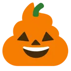 Kothaufen + Halloweenkürbis