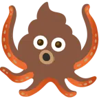 Kothaufen + Oktopus