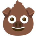 Kothaufen + Schweinegesicht