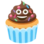 Kothaufen + Cupcake