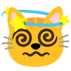 schwindlig + Katzengesicht