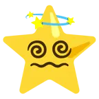 schwindlig + weißer mittelgroßer Stern