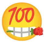 100 Punkte + Rose