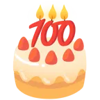 100 Punkte + Geburtstagskuchen