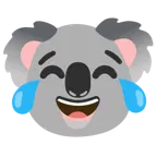 face with tears of joy + koala