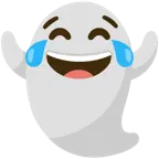 face with tears of joy + ghost
