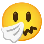 grinning face with big eyes + sneezing face