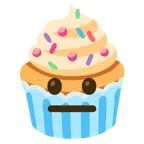 duygusuz yüz + cupcake