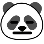 ifadesiz yüz + panda