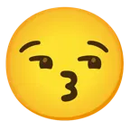 وجه يقبّل + وجه غير مستمتع