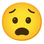 cara preocupada + cara angustiada