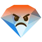 enraged face + gem stone