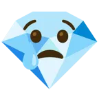 cara llorando + piedra preciosa