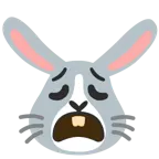 erschöpftes Gesicht + Hasengesicht