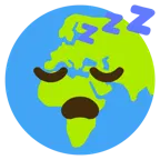 uyuyan yüz + yerkürede Avrupa-Afrika