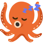 uyuyan yüz + ahtapot