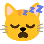 uyuyan yüz + kedi yüzü