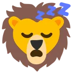uyuyan yüz + aslan