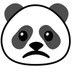 biraz asık surat + panda