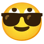 face with rolling eyes + smiling face with sunglasses