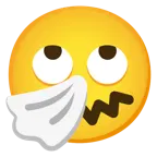 face with rolling eyes + sneezing face