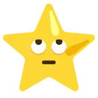 face with rolling eyes + star