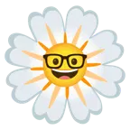 Strebergesicht + gelbe Blüte