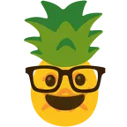 Strebergesicht + Ananas
